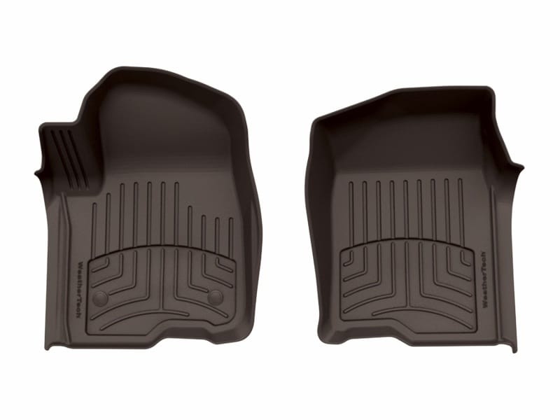 WeatherTech 2019+ GMC Sierra / Sierra Denali 1500 Front FloorLiner HP - Cocoa