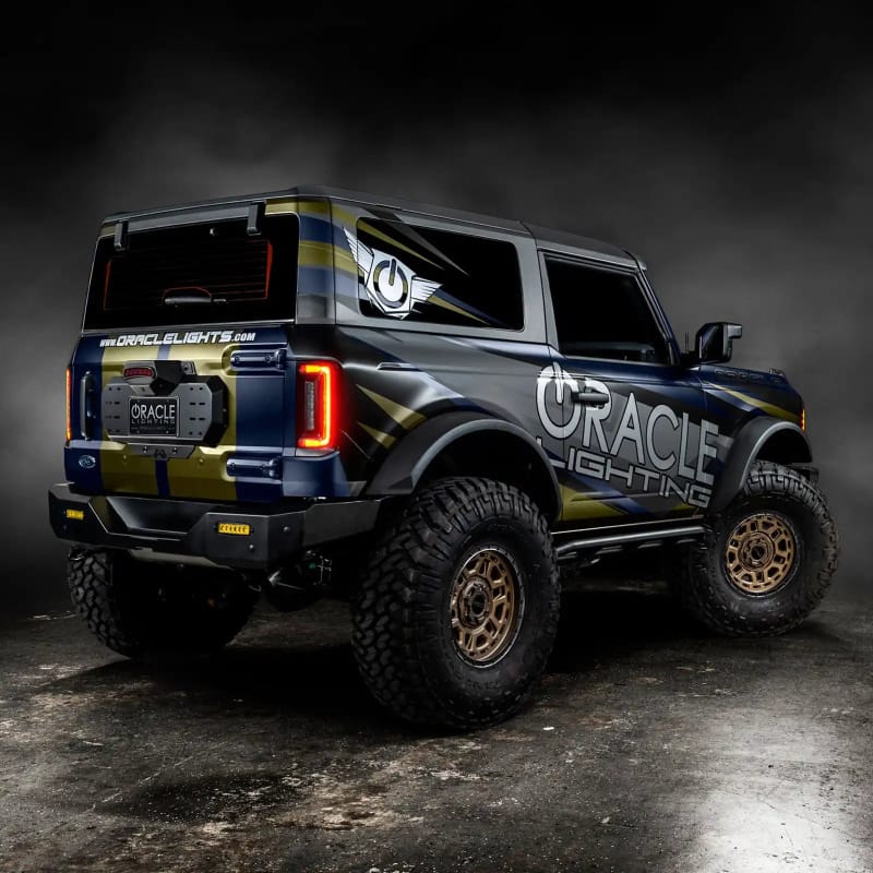 Oracle Flush Style (Lensless) LED Tail Lights for 2021+ Ford Bronco (w/ Signature Lights)