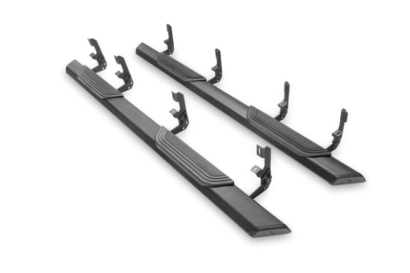 RealTruck 18-26 Jeep Wrangler JLU (4dr) Traxio 4in Nerf Bars - Textured Black