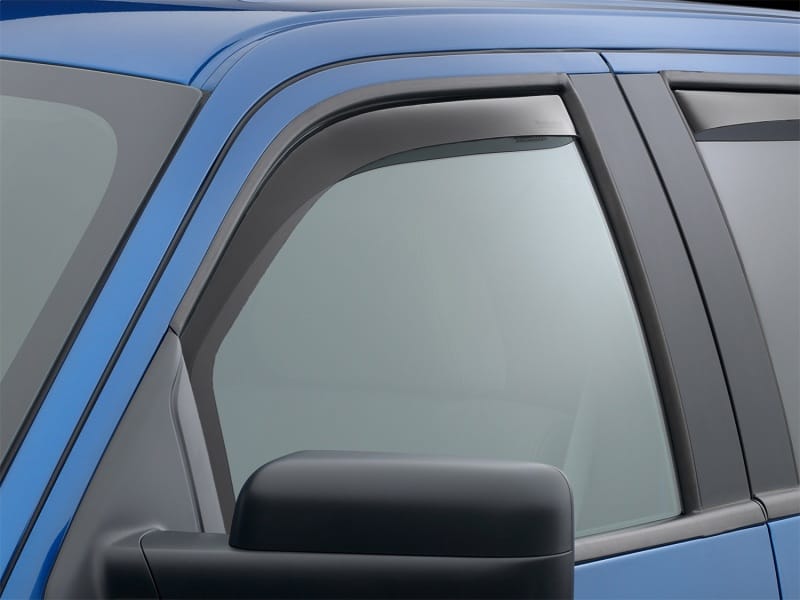 WeatherTech 04-08 Ford F150 Super Cab Front & Rear Side Window Deflectors - Dark Smoke
