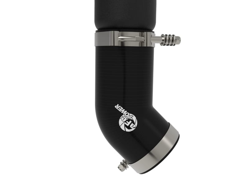 aFe BladeRunner 3-1/2in Aluminum Cold Charge Pipe Black RAM Diesel Trucks 25-26 L6-6.7L (td)