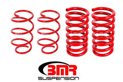 BMR 15-17 S550 Mustang Drag Version Lowering Springs (Set Of 4) - Red