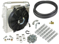 BD Diesel Xtrude Double Stacked Transmission Cooler Kit - Universal 1/2in Tubing