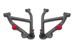 BMR 82-92 GM F-Body A-Arms Lower DOM Non-Adj Delrin Bushings Coilover - Black Hammertone