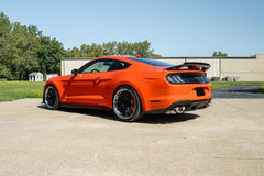 Corsa 20-22 Ford Mustang GT500 3.0in Dual Rear Exit Catback w/ Twin 5.0in Polish Slash Cut Pro Tips
