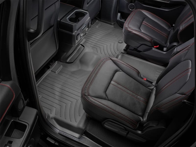 WeatherTech 18+ Expedition Max Bucket Seating w/o Console 2nd & 3rd Row FloorLiner HP - Black