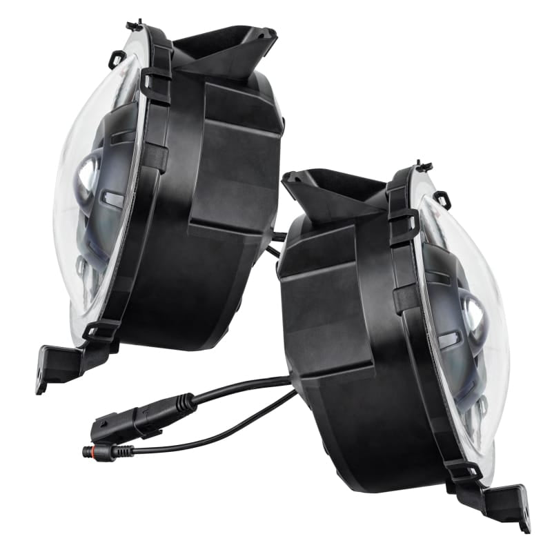 Oracle Oculus Bi-LED Projector Headlights for Jeep JL/Gladiator JT Satin Silver 5500K