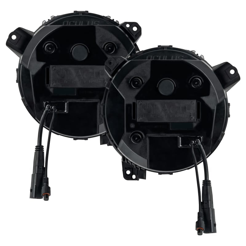 Oracle Oculus Bi-LED Projector Headlights for Jeep JL/Gladiator JT Satin Silver 5500K