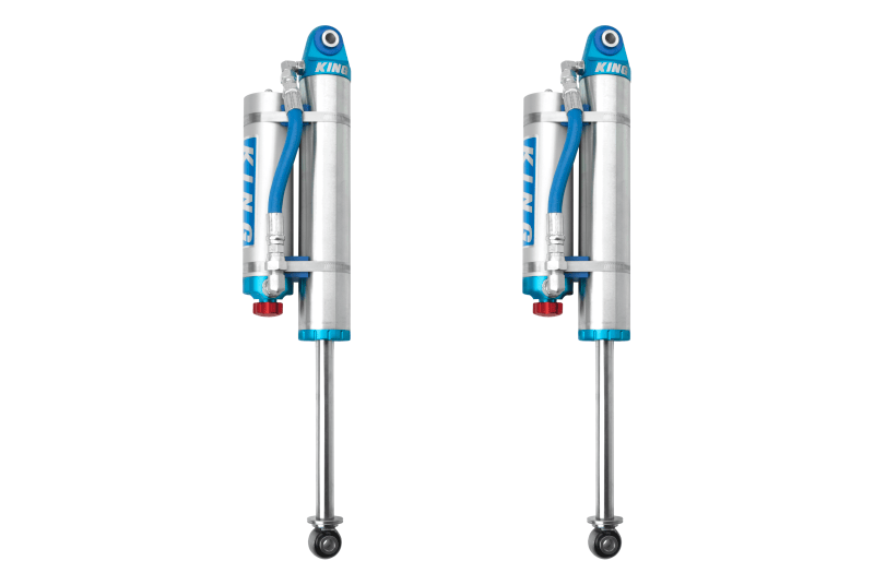 King Shocks 07-18 Chevrolet Silverado 1500 Rear 2.5 Dia Piggy Hose Res Shock w/Adjuster (Pair)