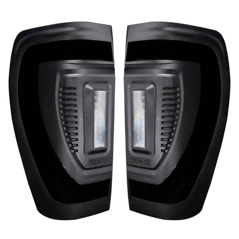 Oracle 19-23 GMC Sierra Black Series Flush Style LED Tail Lights - Factory Halogen