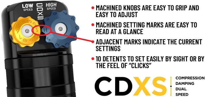 ICON 09-24 Ford F-150 2/4WD 2.5 Series VS PB CDXS Rear Shocks - Pair