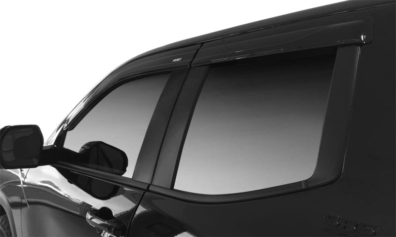 Husky Liners 07-13 Chevrolet/GMC Silverado/Sierra 1500 CC Ventvisor Low Profile (4pc) - Smoke