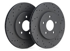 Hawk Talon 2006 Dodge Ram 1500 Extended Crew Cab Pickup Drilled and Slotted Rear Brake Rotor Set