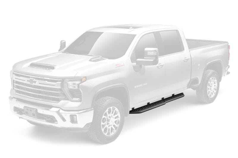 RealTruck 19-26 Chevy Silverado/GMC Sierra 1500 Crew Cab Growler Sport Running Boards - Tex. Black