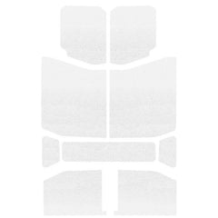 DEI 18-23 Jeep Wrangler JL 4-Door Boom Mat Headliner - 9 Piece - White