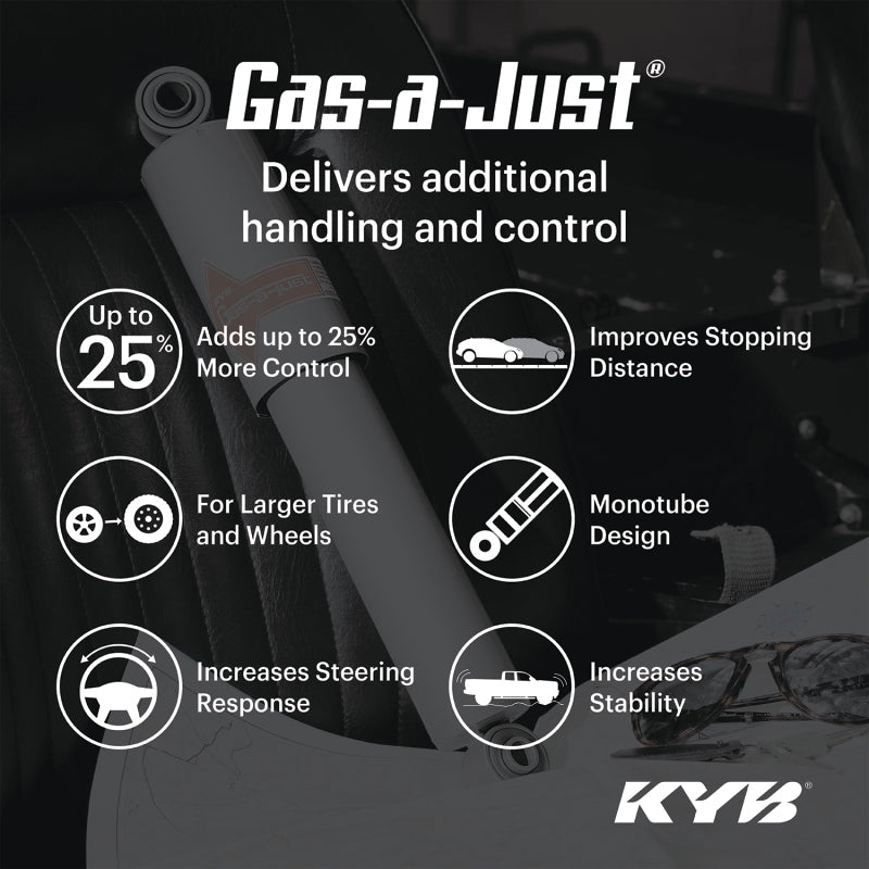 KYB Shocks & Struts Gas-A-Just Rear CADILLAC Escalade 2002-06 CHEVROLET Avalanche 1500 (2WD) 2002-06