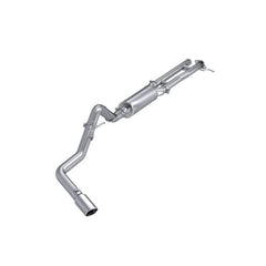 MBRP 2024+ Ford Ranger 2.7L 2.5 into 3in Single Side Exit Cat Back - Aluminum