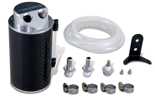 Mishimoto 10-15 Chevrolet Camaro SS Baffled Oil Catch Can Kit - Black