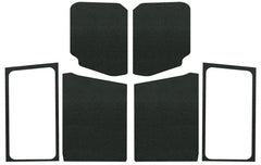 DEI 18-23 Jeep Wrangler JL 2-Door Boom Mat Complete Headliner Kit - 7 Piece - Black