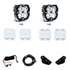 Baja Designs 21-25 Ford Bronco (Incl. 22-25 Raptor) Squadron Sport 2.0 A-Pillar Kit UP (Spot) -Clear