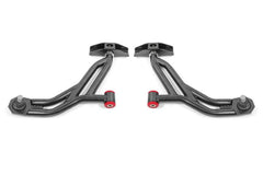 BMR 10-14 Ford Mustang Adj. Lower A-Arms Delrin/Rod End w/ 19mm STD. Ball Joint - Black Hammertone
