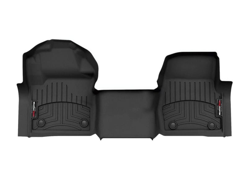 WeatherTech 23-24 Ford F-250/350/450/550 Over The Hump/Vinyl Floor Front FloorLiner - Black