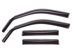 WeatherTech 24-26 Ford Ranger Front Rear Front & Rear Side Window Deflectors - Matte Blk