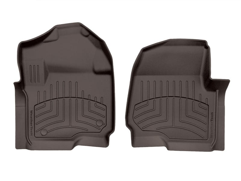 WeatherTech 2017+ Ford F-250/F-350/F-450/F-550 SuperCab/SuperCrew Front FloorLiner HP - Cocoa