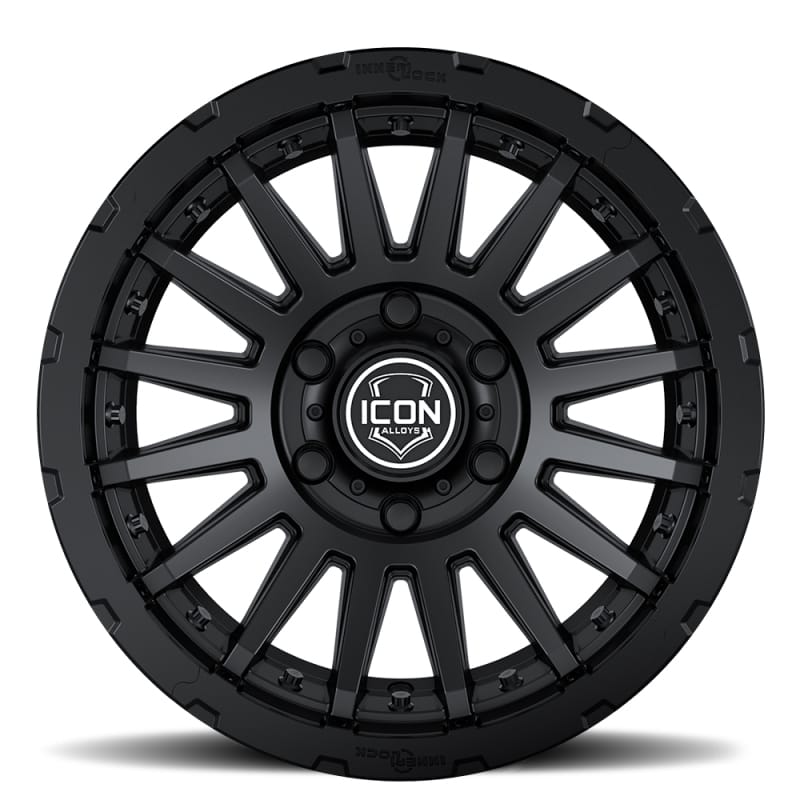 ICON Recon Pro 18x9 6 x 5.5 25mm Offset 6in BS 95.1mm Bore Satin Black Wheel