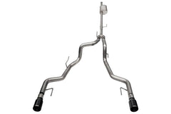 Corsa 2022-2025 Ford F-150 SuperCrew/5.5ft Bed 5.0L V8 Sport Cat-Back Dual Rear Exit-Black PVD