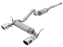 aFe Rebel Series 2.5in 409 SS Cat-Back Exhaust w/ Polished Tips 07+ Jeep Wrangler (JK) V6 3.6L/3.8L