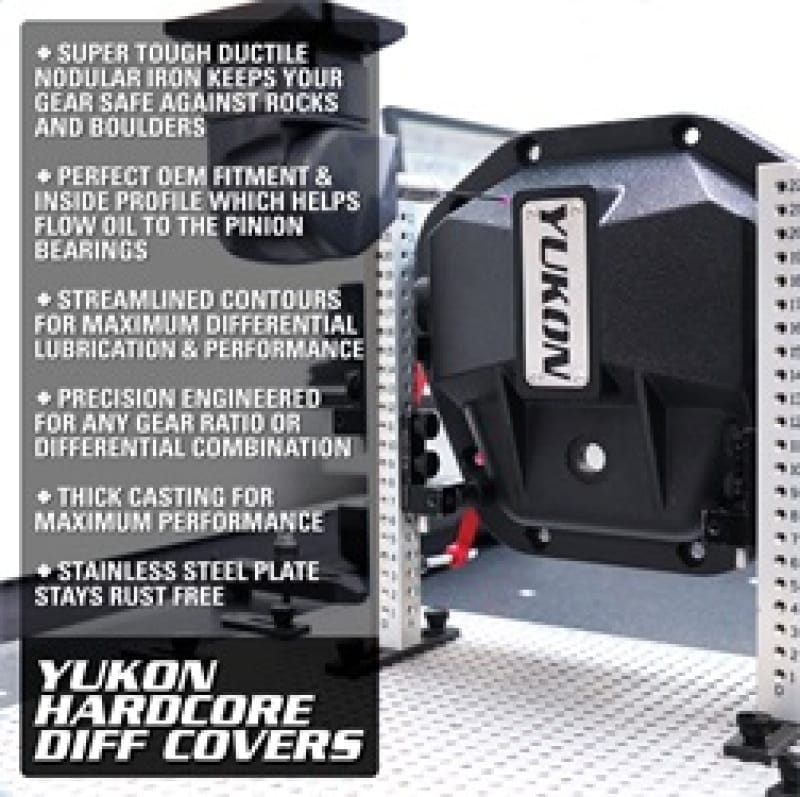 Yukon Gear Hardcore Nodular Iron Cover for 2018 Jeep Wrangler JL Rear Dana 35
