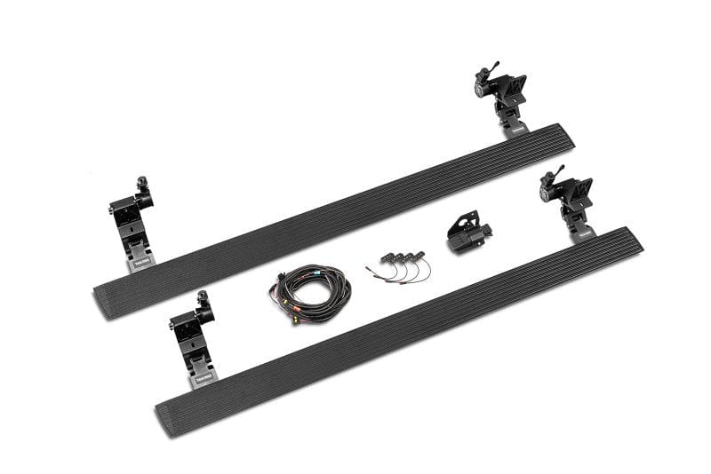 RealTruck 11-22 Ram 2500/3500 CC 4dr VoltStep Electric Running Board Kit (No Drill) - Tex. Blk