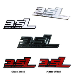 3.5L Twin Turbo Emblem Large (fits Ford F150 Ecoboost) UPR