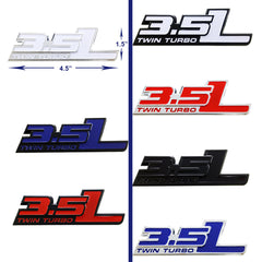 Ford F150 Explorer Ecoboost 3.5L Twin Turbo Emblem Small