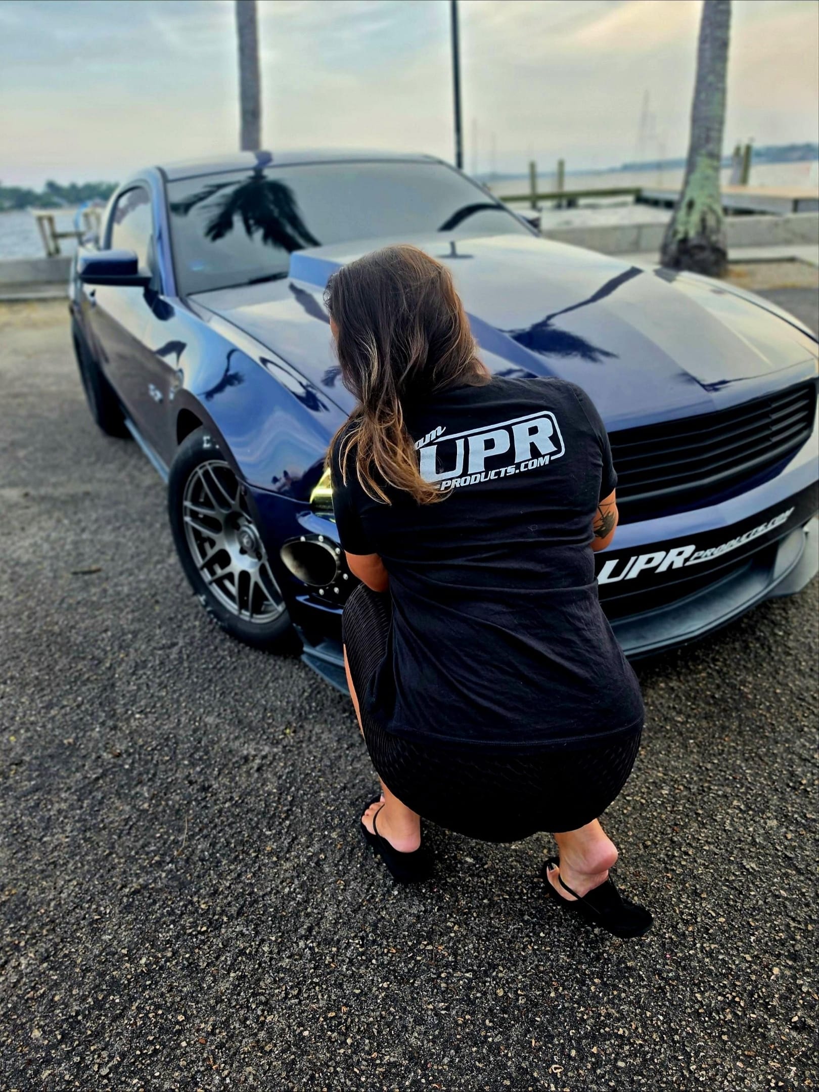 Team UPR Products.com Womens V Neck T-Shirt