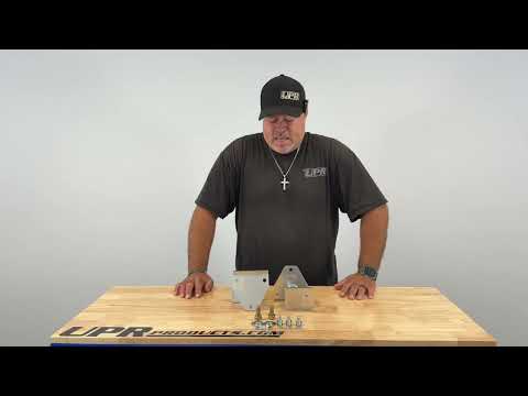 SBC to Fox Body Engine Swap Mount Adapter Plate Kit (fits 79-95 Mustang, Chevy Small Block) UPR