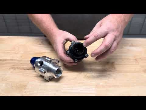 Billet Inline Thermostat Housing & Bypass Sensor Port 1.5" Hose (fits Ford Modular Coyote) UPR