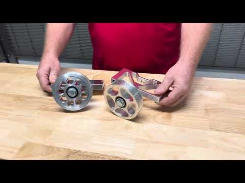 Ultra Light Billet Air Pump Idler Bracket and Pulley Kit (fits 79-95 Mustang) UPR