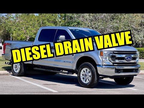 Billet Fuel Drain Valve (fits 2017-2026 Ford Superduty 6.7L Diesel) UPR