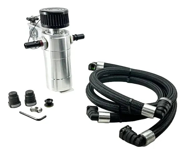 Satin Billet Aluminum UPR Products Oil Catch Can kit