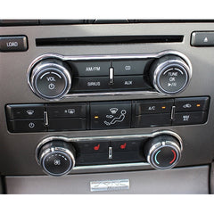 AMP Billet AC Radio Bezels Chrome AMP-MU50SCPL (fits 10-13 Mustang)