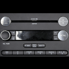 Billet Shaker Radio Button Covers (fits 05-09 Ford Mustang)