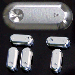 04-08 Ford F150 4 Door Billet Window Switch Kit
