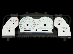 White Face Gauges 120mph (fits 94-04 Ford Mustang V6) UPR