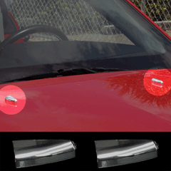Billet Windshield Washer Covers (fits 05-09 Ford Mustang) UPR
