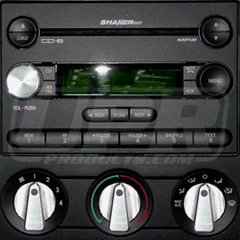 Billet Radio Knob Shaker Radio (fits 05-09 Ford Mustang) UPR