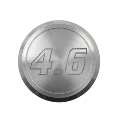 Billet Cigarette Lighter Delete 4.6 Logo Engraved (fits 79-04 Mustang) UPR