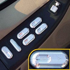02-05 Superduty Excursion 4 Door Billet Window Switch Kit