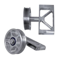 Ultralight Air Pump Idler Bracket and Pulley - Dbl Bearing (fits 79-95 Mustang) UPR